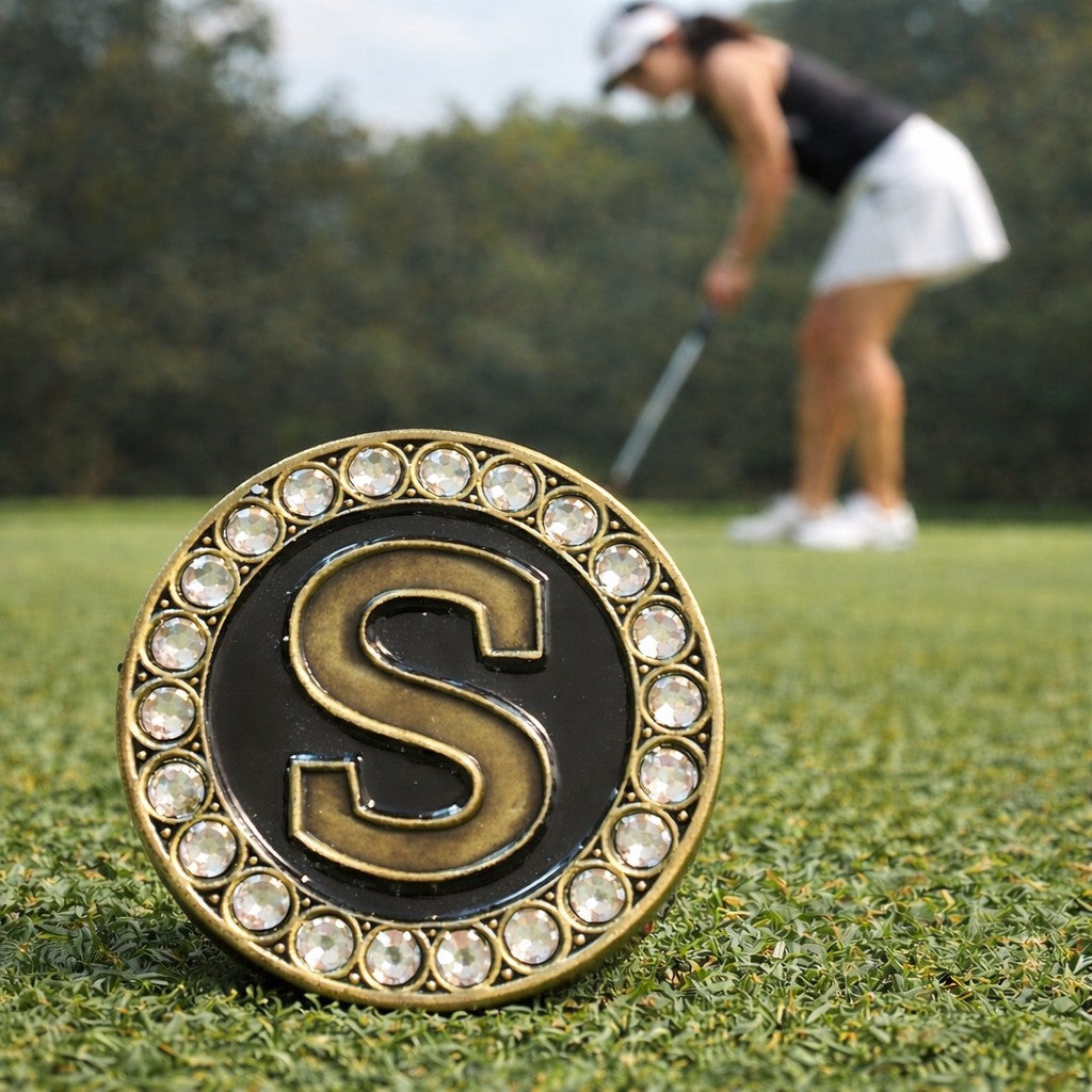 A-Z RHINESTONE BALL MARKERS